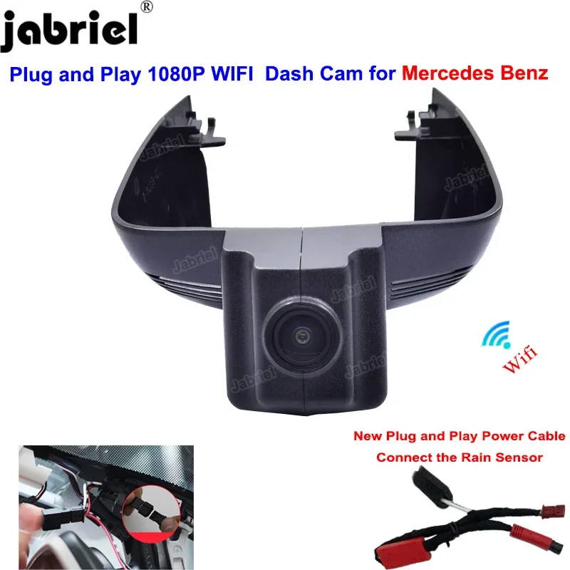 Easy install HD 1080P Wifi DashCam Car-Dvr for Mercedes Benz Smart 453 for Mercedes Smart fortwo forfour 453 2015-2021