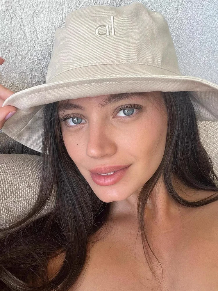 Unisex Light Board Solid Color Personality Bucket Hats Fishermen Caps Outdoor Casual Cap Sunscreen Hat image 4