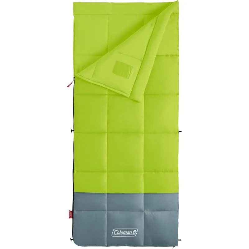 

Coleman Kompact Cool-Weather Sleeping Bag, 20°F/30°F/40°F Adult Sleeping Bag with Heat Retention, Stuff Sack, & Snag-Free Zipper