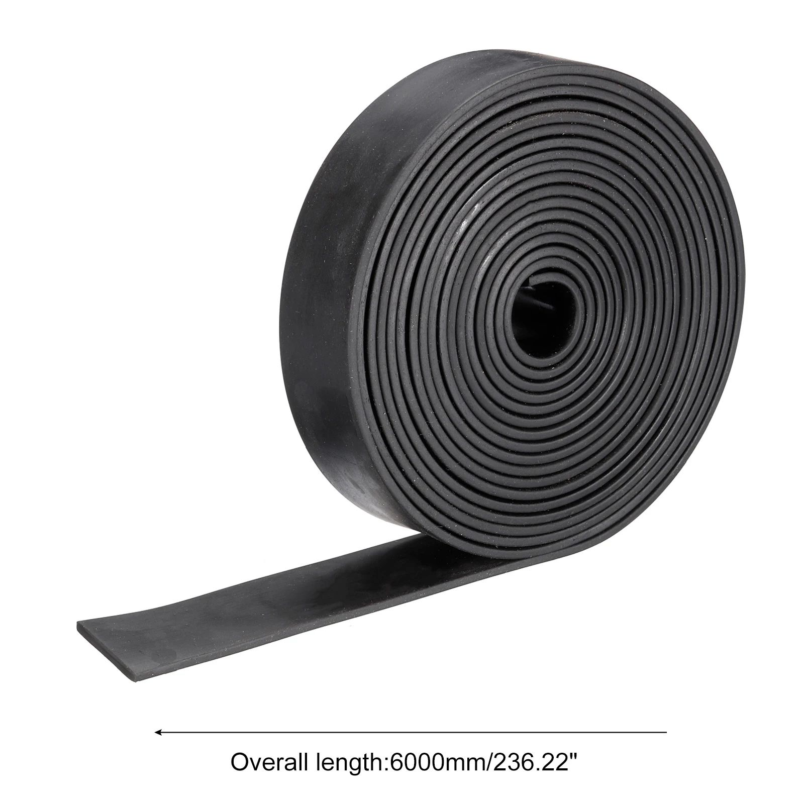 

6M Solid Rubber Seal Strip Neoprene Sheet Roll DIY Gasket Sealing Padding Reduce Vibration Mat Shock-absorbing Buffer Rubber Pad