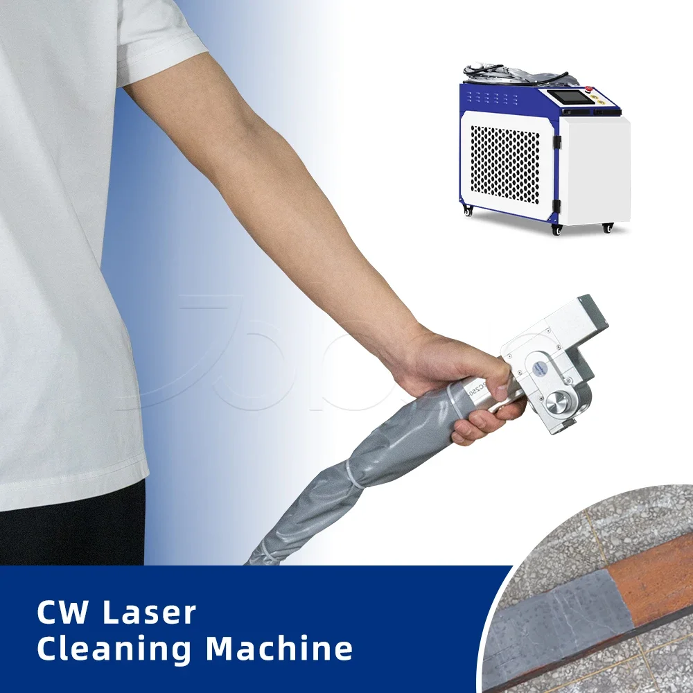 Ручная машина для очистки волокна, ржавчина, 1000 Вт/1500 Вт/2000 Вт/3000 Вт, водяное охлаждение, металл, краска из нержавеющей стали