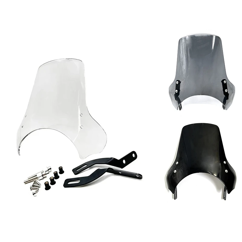 

Motorcycle Windshield Windscreen Air Deflector For Speed 400 Scrambler 400 X Scrambler 400X 2024