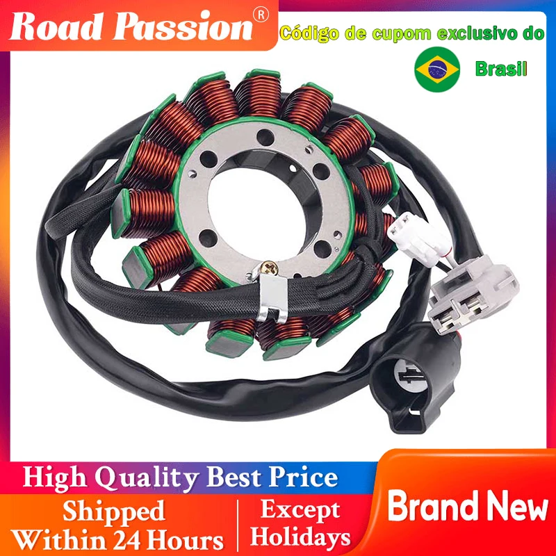 Bobina de estator para gerador de motocicleta, para yamaha utv yxe700 yxe700b yxe700eb yxe700e yxe700es wolverine r-spec rspec eps se hunter