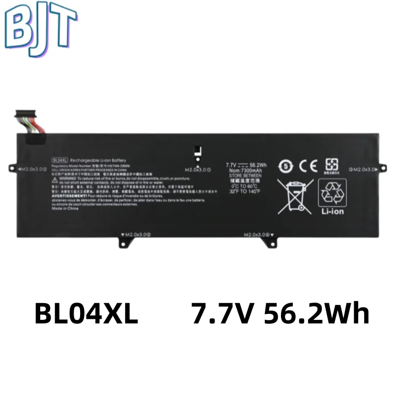 New 7.7V 56.2Wh BL04XL Laptop Battery For HP EliteBook x360 1040 G5 G6 HSTNN-UB7N HSTNN-DB8M L07041-855 L07353-241