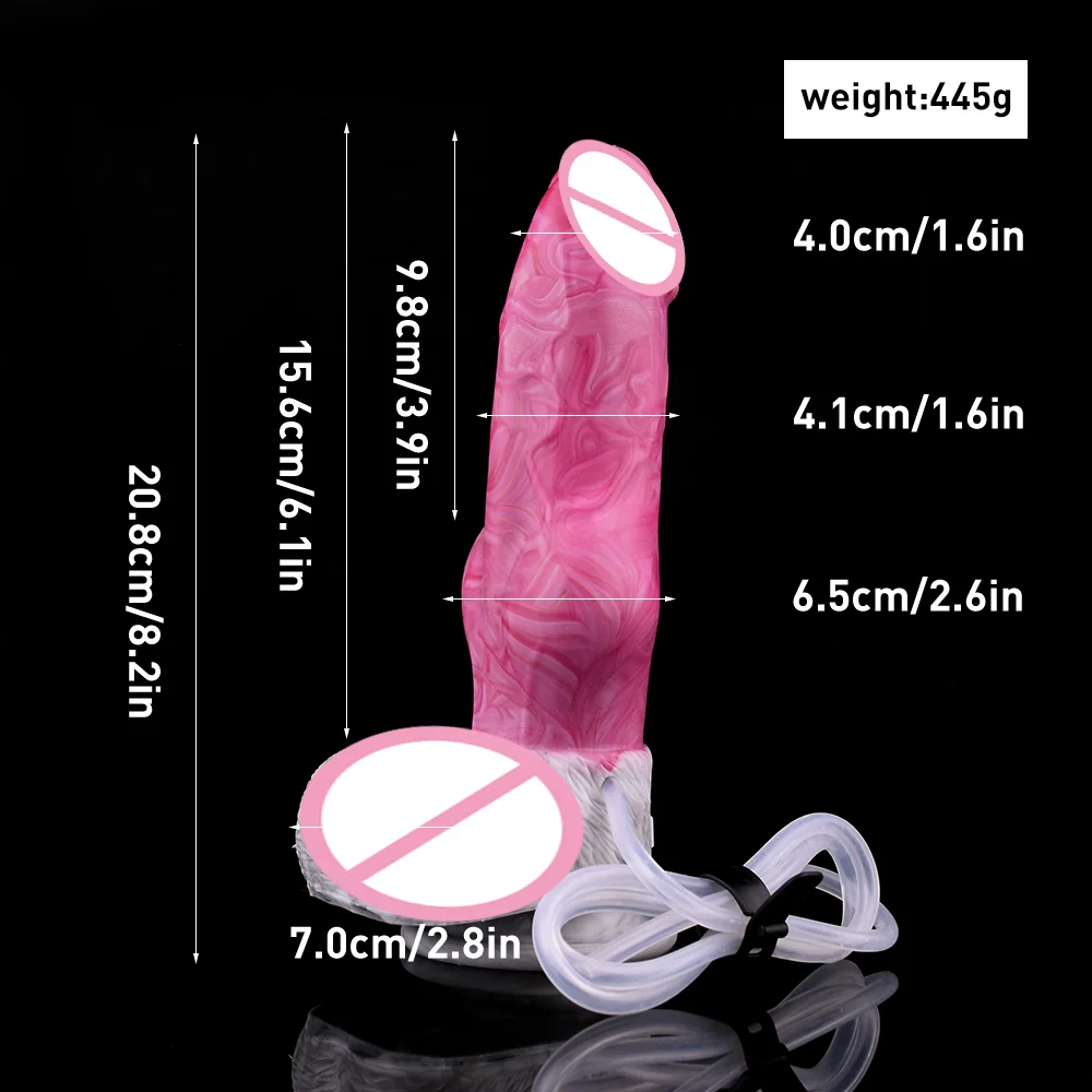 Sex dildo for women Lifelike Dildo for Hands Free Play Artificial Penis Reusable Ejaculating Squirting Silicone Dog FAAK-G125