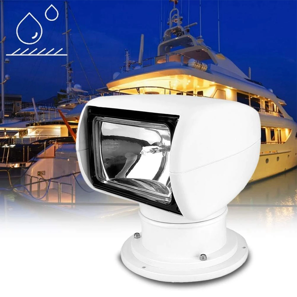 12V Boat Remote Control Spotlight Marine Boat Spotlight Led Searchlight For Yacht Truck Car Marine