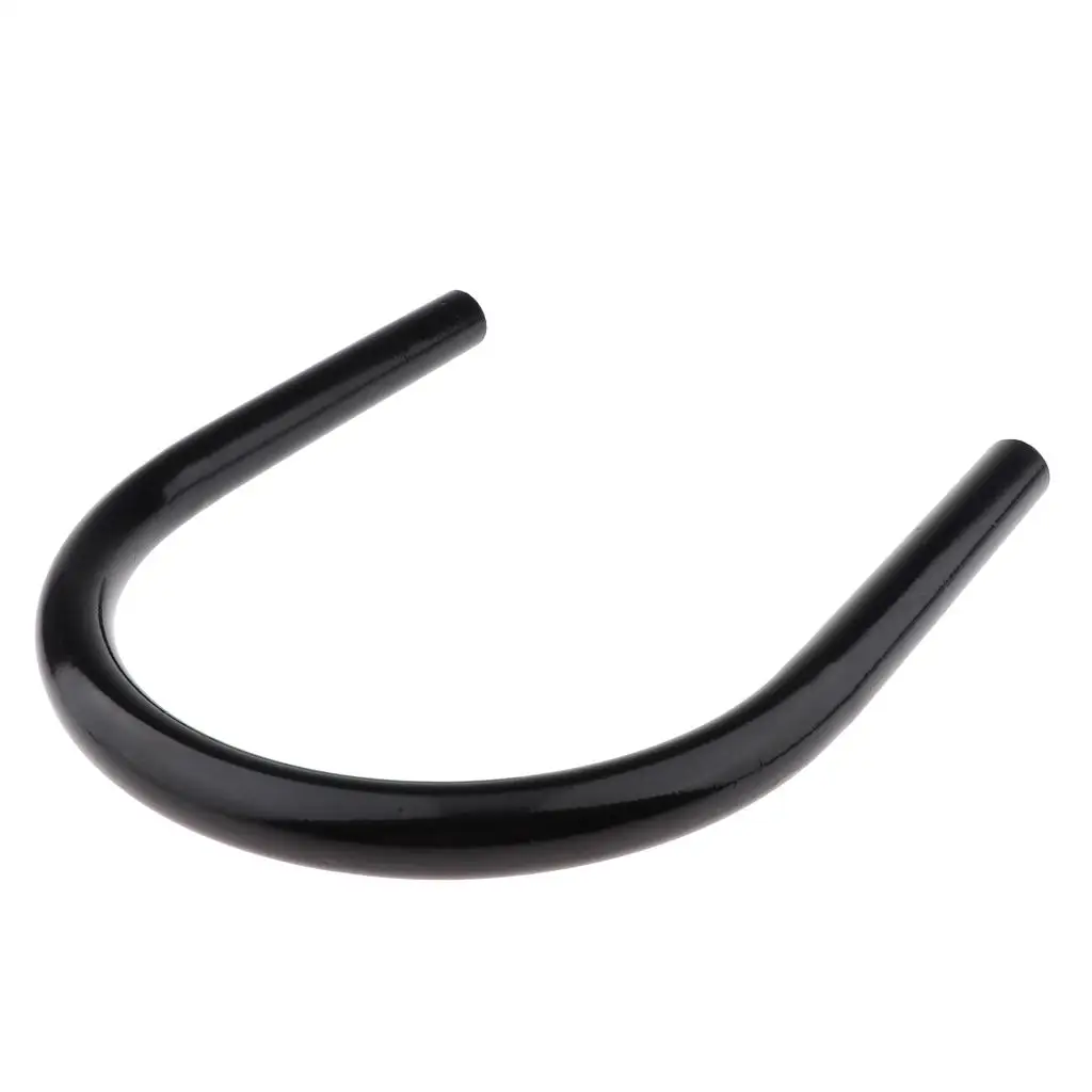 210mm Motorcycle Rear Seat Loop Hoop End Flat -Rennfahrer Bobber Black