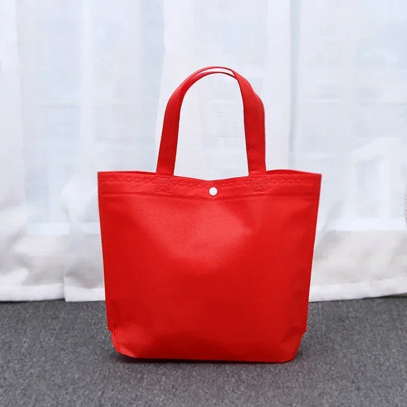 Foldable Shopping Bag Reusable Eco Large Non-Woven Fruit Grocery Bag Luggage Travel Storage Handbag Shoulder Bag Pouch