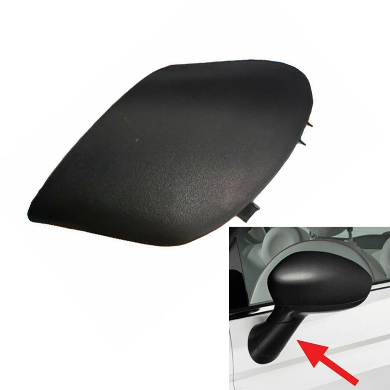 

Left/Right Car Rearview Side Mirror Covers Cap For Fiat 500 2007-2024 Wing Mirror Arm Stem Cover Cap Rearview Mirror Cover Shell