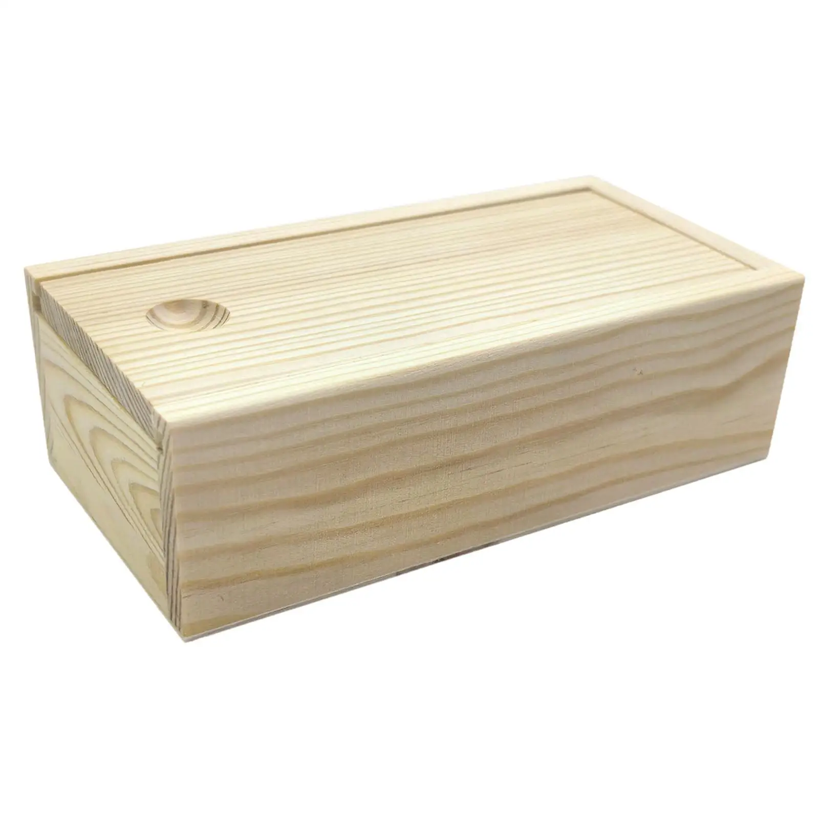 Wood Storage Box with Lid Versatile Gift Box Desktop Organizer for Cards Jewelry Beads Wedding Christmas