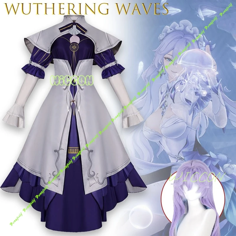 

‌Wuthering Waves Cantarella Cosplay Costume Halloween Game Convention Anime Role Play Outfit Hot Sale New Disguise Girl Uniform‌