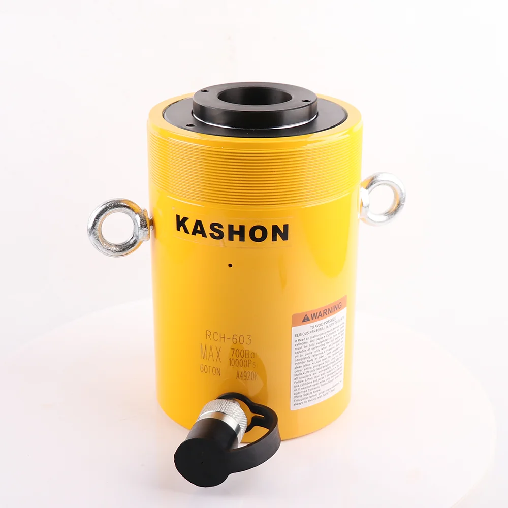 

KS-RCH-603 60 Ton 76 mm Stroke Center Hole Hydraulic Jack With Handle