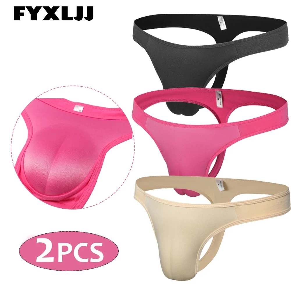 

FYXLJJ 2pcs Men Hiding Gaff Panties Body Shaper Transgender Crossdresser Fake Vaginal Pad Man Underwear for Pseudo-girl Briefs