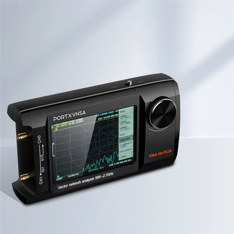 B92B-Nanovna-H4 Plus ポータブル ベクトル ネットワーク アンテナ アナライザー 4In IPS LCD ディスプレイ タッチ スクリーン 50Khz 2.7Ghz Bulid In 5000Mah