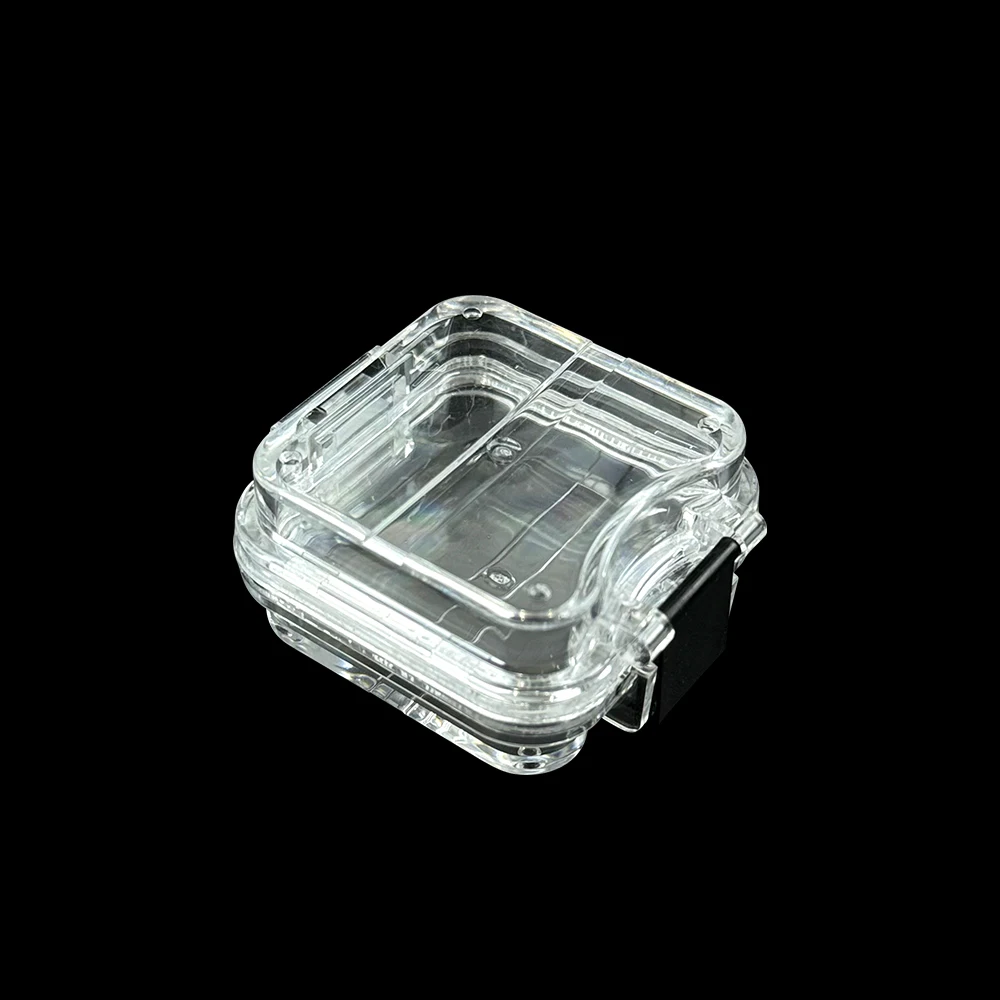 5 قطعة صناديق بلاستيكية مع رقيقة فيلم أسنان تخزين صندوق تخزين طقم أسنان تاج الأسنان القشرة رقاقة طب الأسنان صندوق تخزين أسنان #4