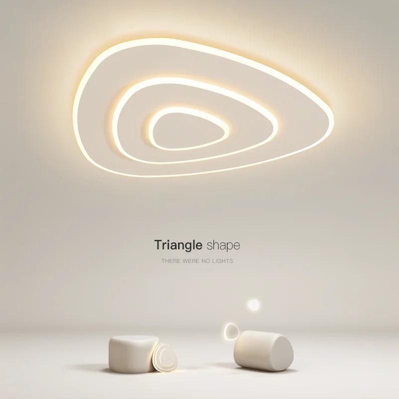 

Modern LED Chandeliers Lights living room Indoor Lighting Home Decoration Lamps Triangle Shape Fixture Kitchen Lustres Luminaire