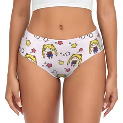 Custom Sailors Moon Cute Cartoon Briefs Underwear Women's Comfortable Stretch Panties