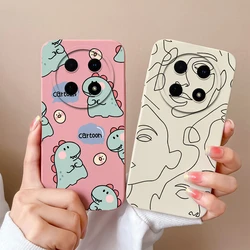 Case For Huawei Nova 12i 12 SE Cute Cartoon Dinosaur Silicone Phone Cover For HuaweiNova12SE 12i Ultrathin Hot Design Funda Capa