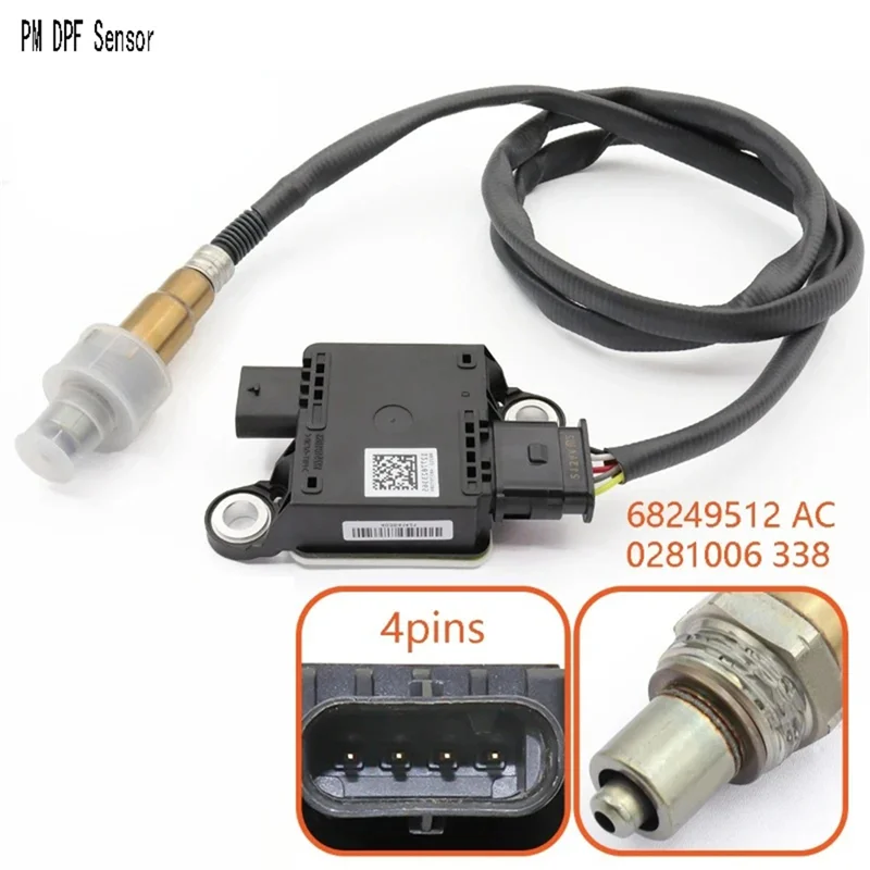ABHY-68146140AC Sensore di particelle di scarico diesel Sensore PM DPF per Ram 1500 Ram 1500 2500 3500 Jeep Grand Cherokee 3.0L 14-19