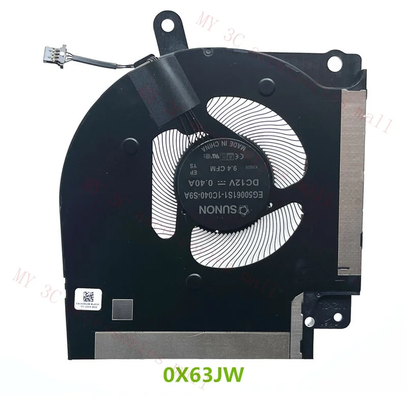 1set CPU GPU Cooling Fan for DELL ALIENWARE X17 R1 CN-0X63JW CN-09DNWT