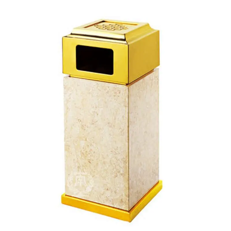 

Premium clubhouse with soot box trash can luxury hotel restaurant wall trash can ktv marble trash can