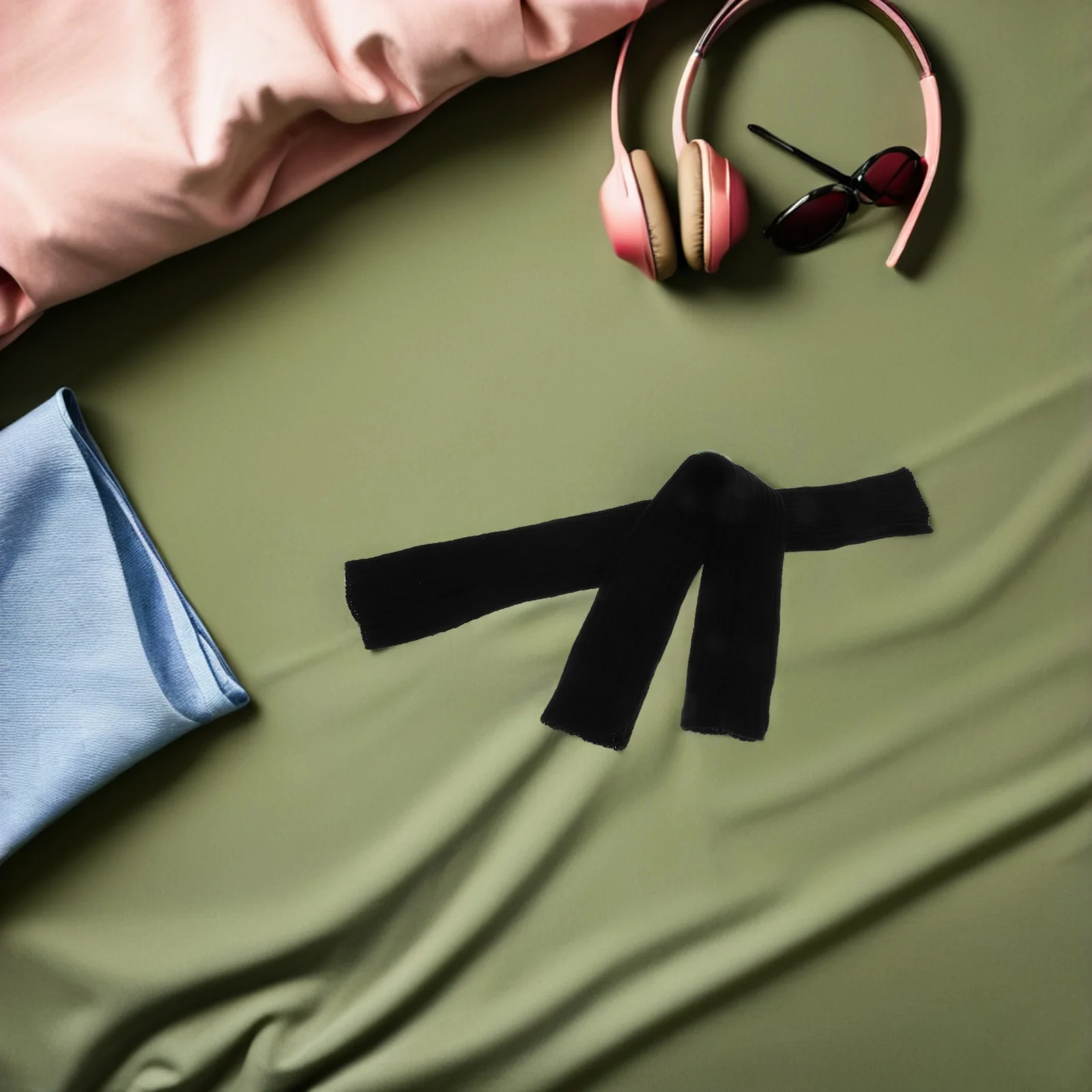 زوج واحد من قفازات دافئة بدون أصابع للنساء بأكمام طويلة متماسكة للذراع ناعمة ومريحة عالية المرونة بتصميم ثقب الإبهام مثالي للبرد #5