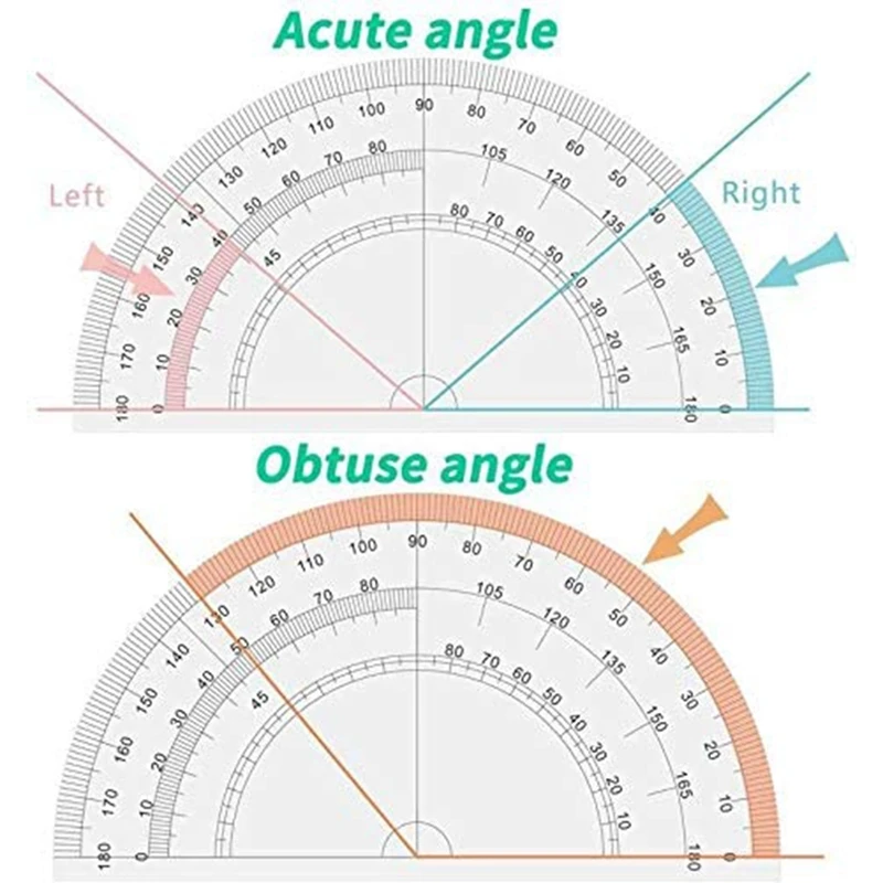 Geometry Compass Set 10Pcs School Maths Protractor Set Rulers For Student Maths And Engineering In Carry Case