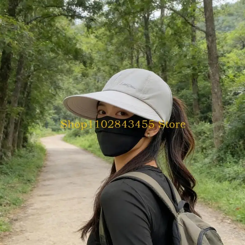 

49MC 2pcs Stylish Performances Hat With Wide Brims And Adjustable Size Breathable Sun Hat For Beach Walking Dog And Daily Use