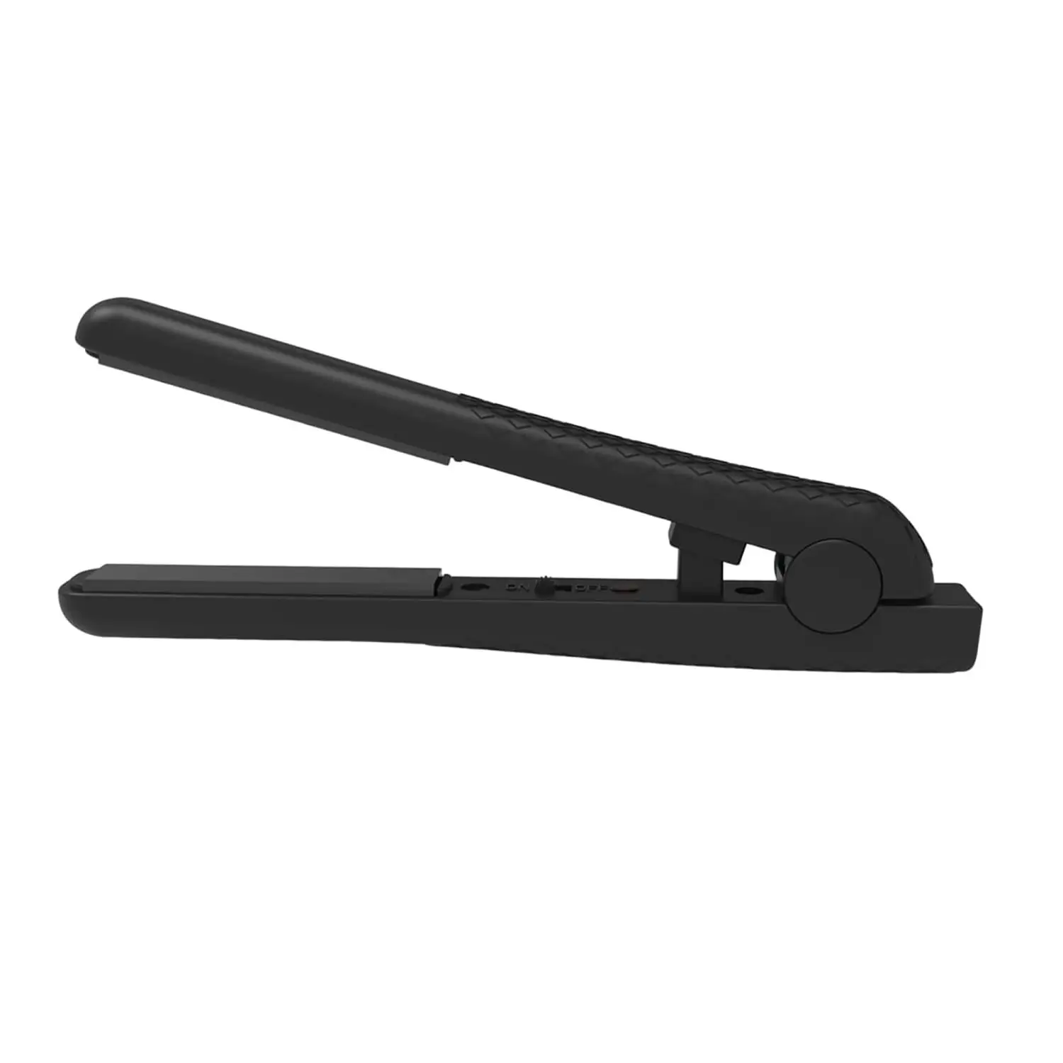 

1/2 Inch Mini Flat Iron - Floating Ceramic Plates, Compact Styling Tool for Travel & Quick Touch Ups