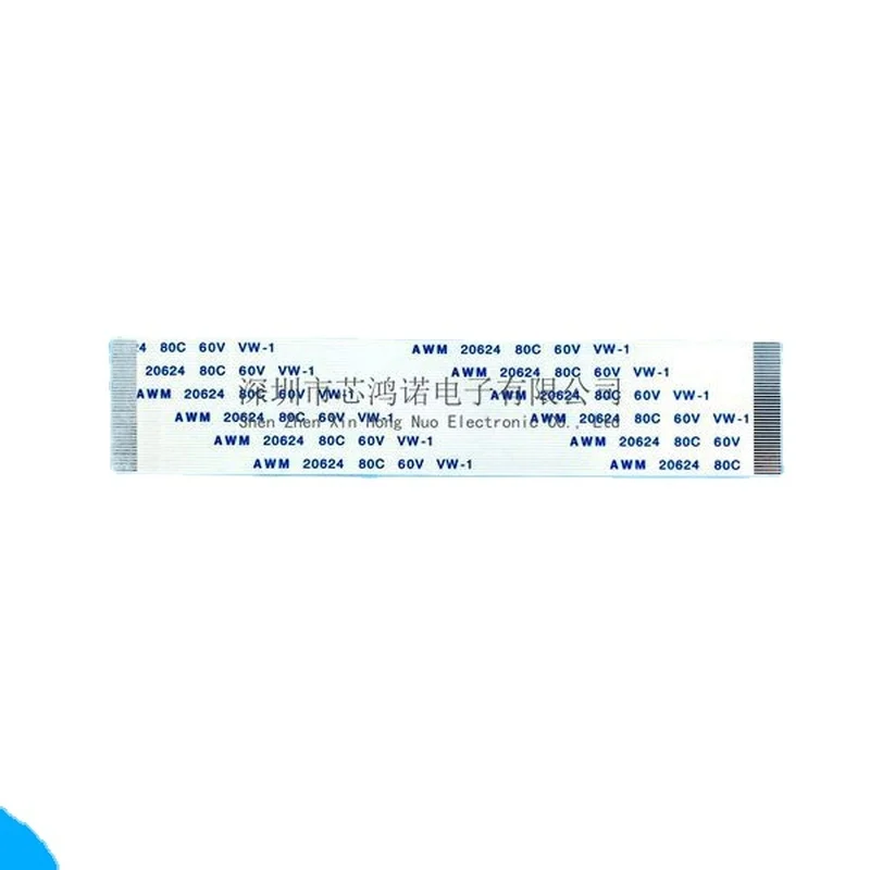 FFC FPC Linh Hoạt Bằng Phẳng Ổ Cắm Cáp 1.0 Khoảng Cách 16Pin 50Mm 100Mm/150/200/300Mm Cùng hướng AWM 20624 80C 60V VW-1