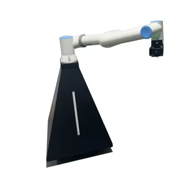 Suporta cabine fotográfica compatível com câmera, braço robótico colaborativo programável automático de 7 eixos ROS