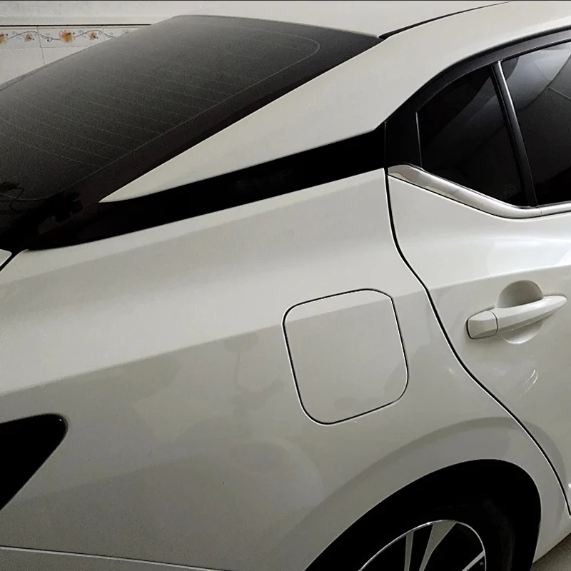 لنيسان سنترا سيلفي B18 2023 2024 2025 ABS النافذة الخلفية D-عمود شريط زخرفي ديكور السيارة الخارجي تعديل جزء