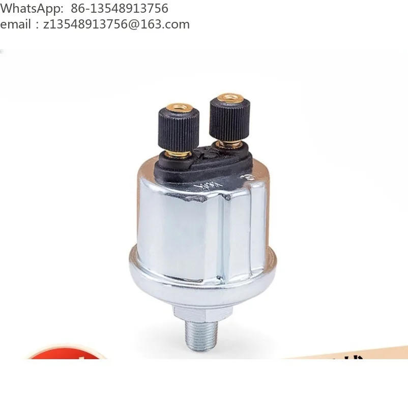 Oil Pressure Sensor Probe 0-10bar Sender Transducer Inductor for Generator Set Engine Oil Pressure Monitoring
