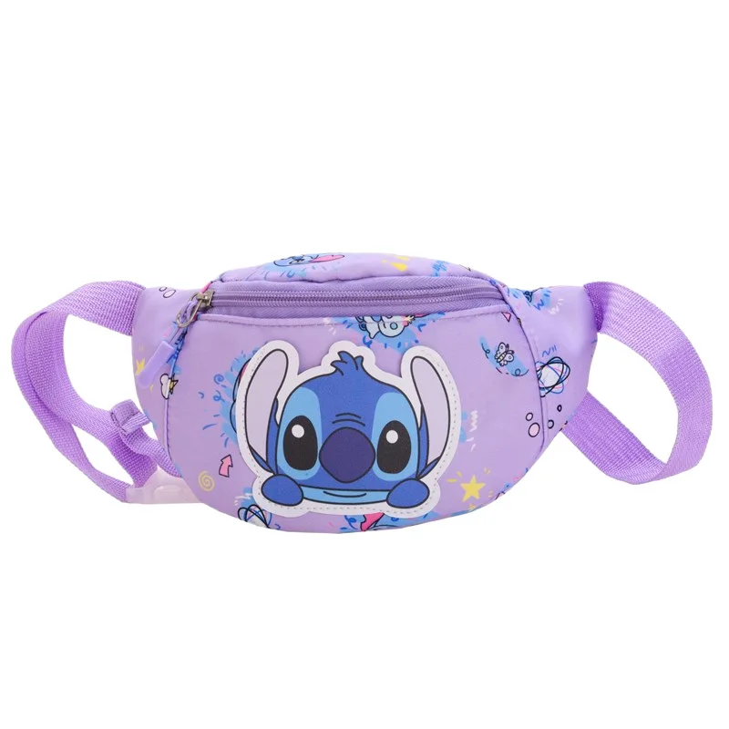 Children's Bag Stitch Boys Girls Waist Bag Kawaii Children's Crossbody Bag Outdoor Casual Fashion Chest Bag Perfect Gift