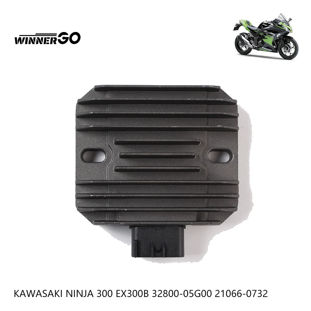 WINNERGO Motorcycle Voltage Regulator Rectifier For KAWASAKI NINJA 300 EX300B Ninja300 32800-05G00 21066-0732