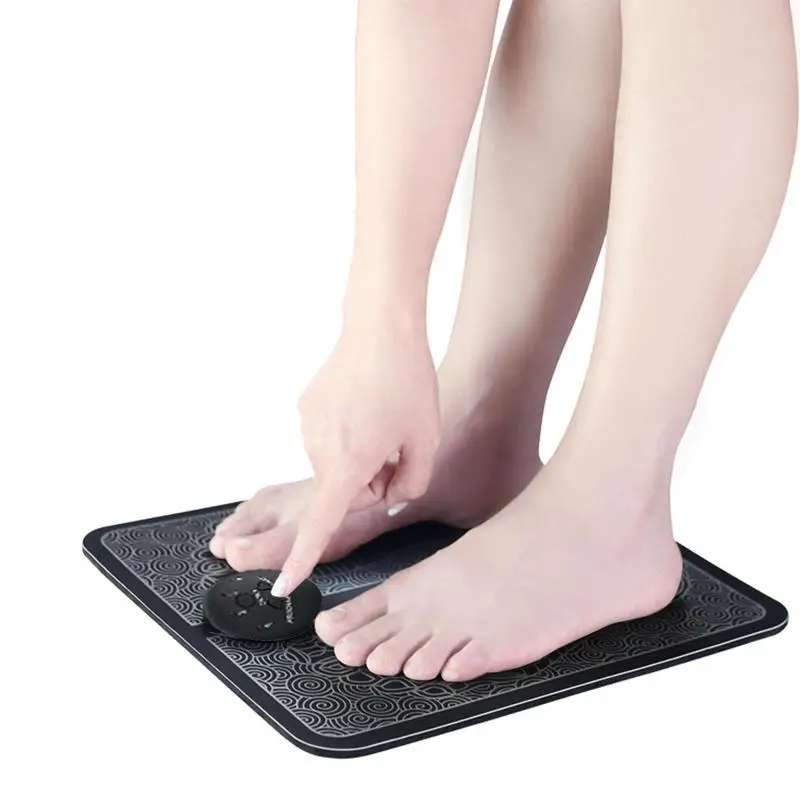 

Foot Massager Mat Electric Foot Massager Electric Foot Stimulator Portable Electric Massage Pad Relax Feet And Legs With 6 Modes