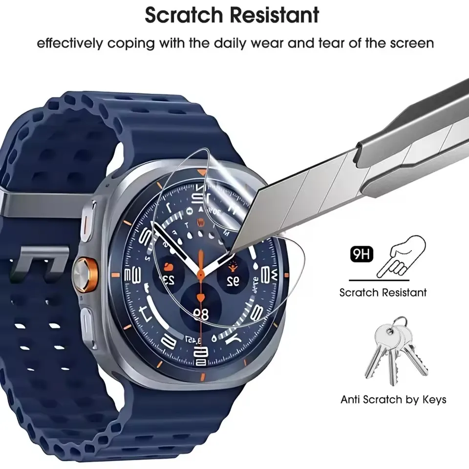 3Pcs Soft Hydrogel Film for Samsung Galaxy Watch 8 40mm 44mm Watch Ultra 47mm Watch7 6 5 4 Classic Soft Screen Protectors image 3