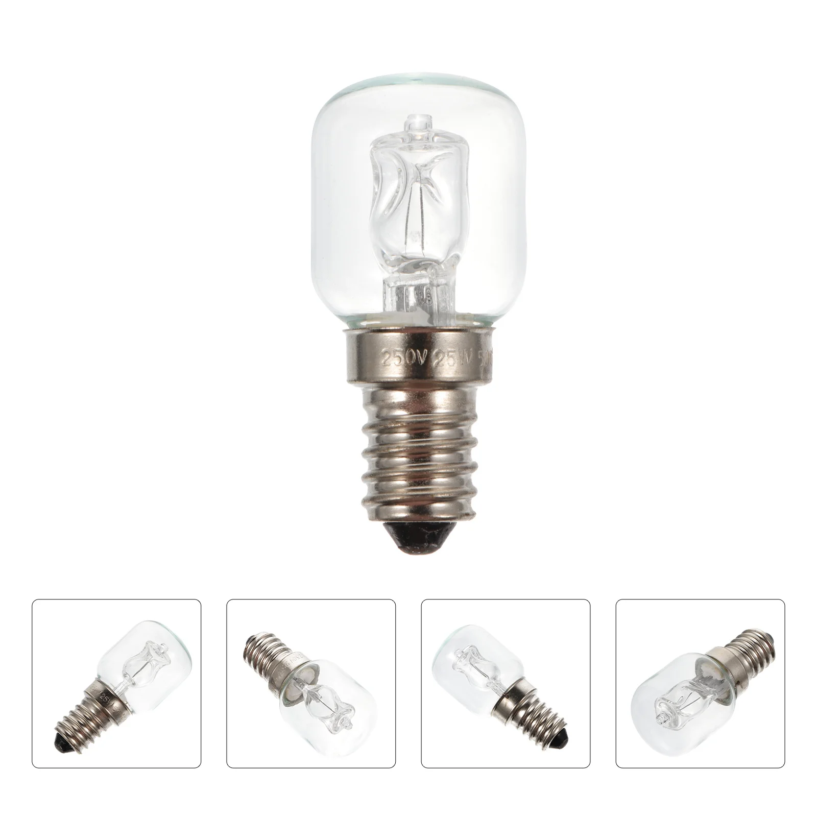 25W Heat-Resistant Oven Light Bulb Easy Install Screw Thread Light Appliance Replacement Bulb
