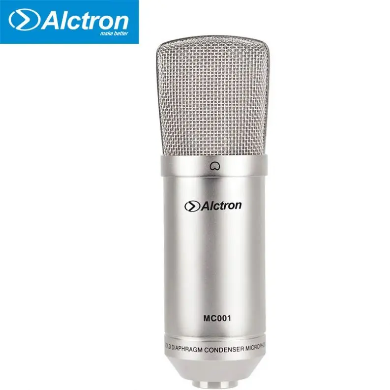 Студийный микрофон Alctron MC001 с противоударным креплением и чехлом для переноски USB-конмпочкой, микрофон для записи подкастов, профессор