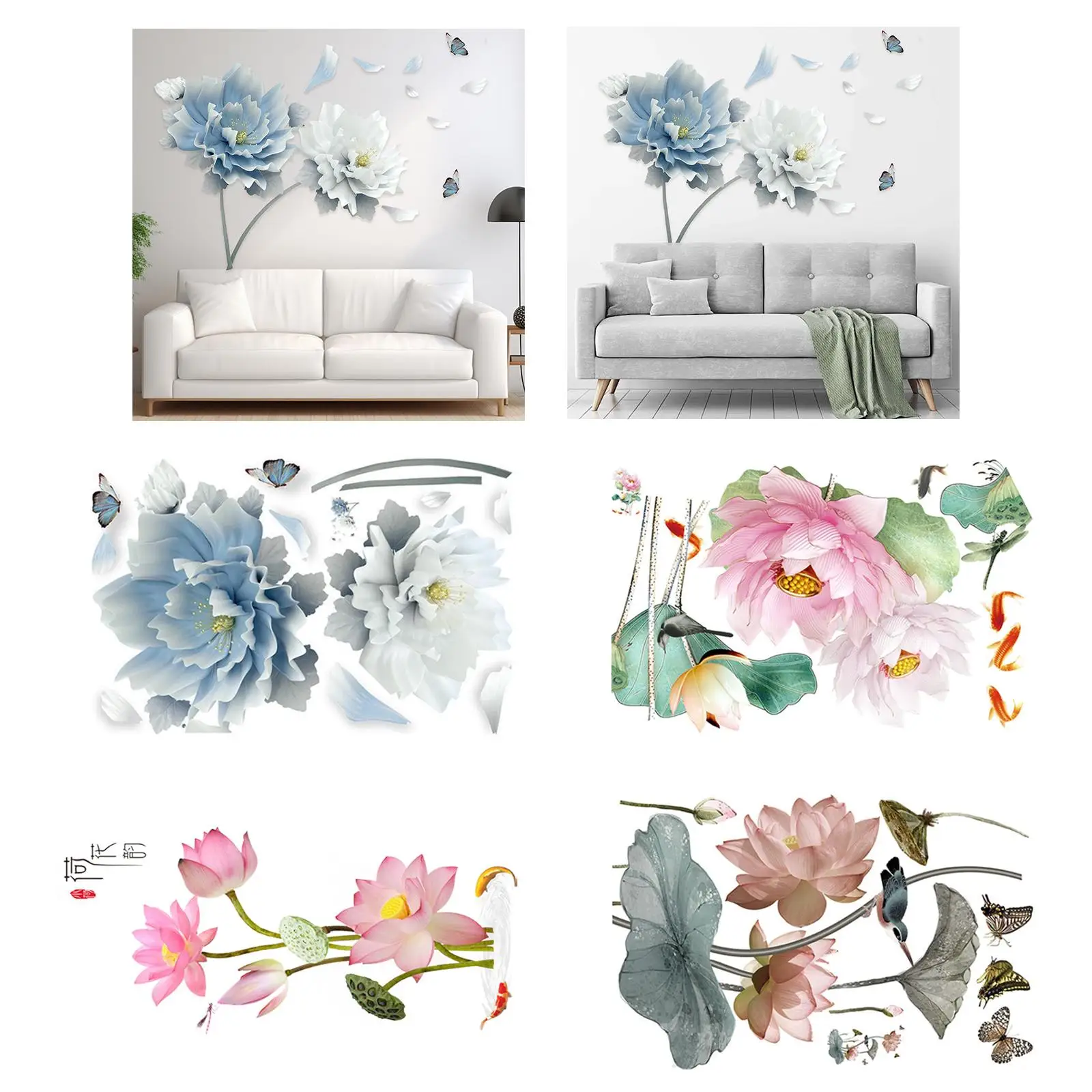 

Цветочная наклейка на стену, наклейка на туалет, 3D цветы «сделай сам», универсальное использование, наклейка на стену для детской комнаты, классной комнаты, детской туалета, гостиной