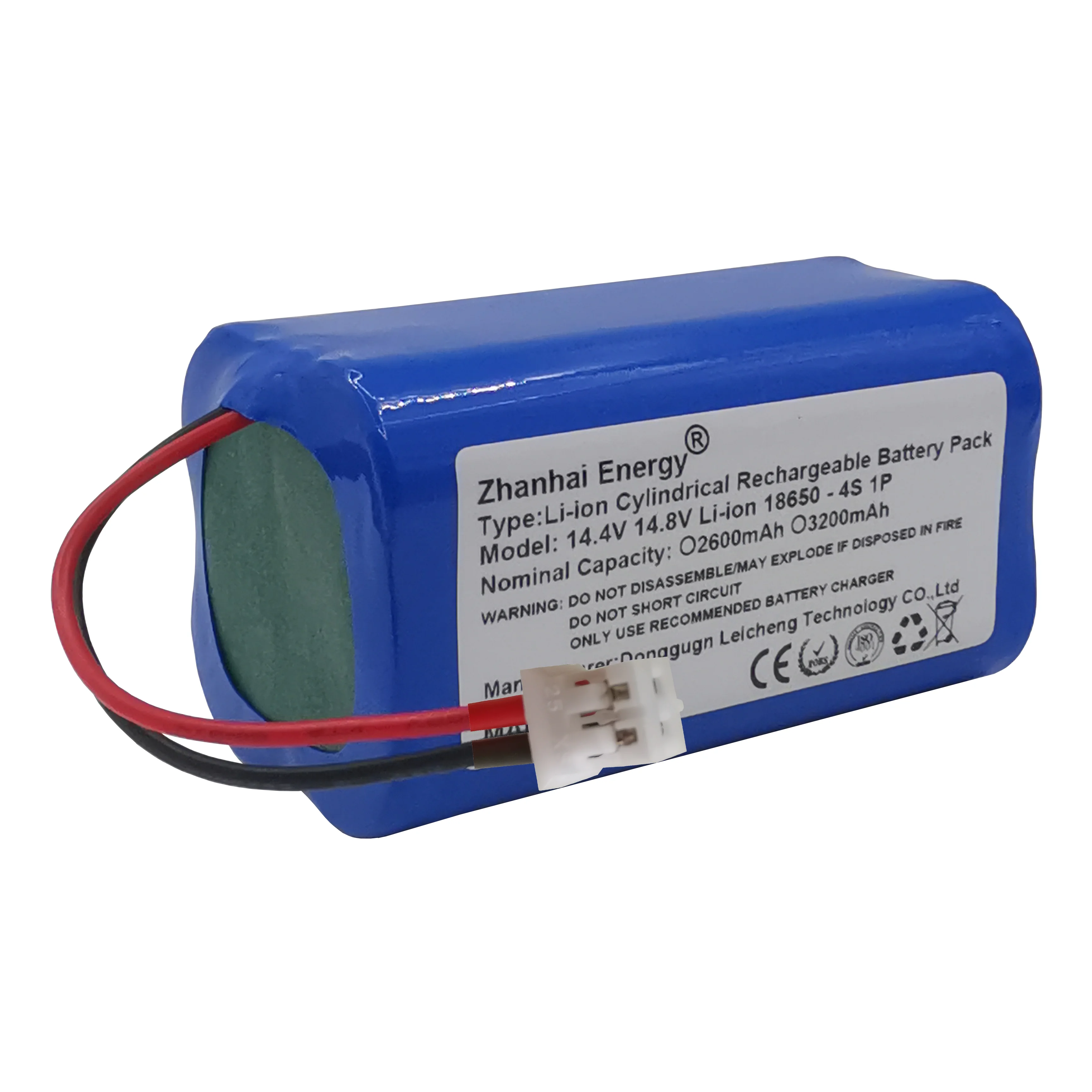 14.4V 14.8V 2600mAh 3200mAh Li-ion Rechargeable Battery Pack For Sweeping Robot Klinsmann KRV205/206/207/208/209 Backup Battery