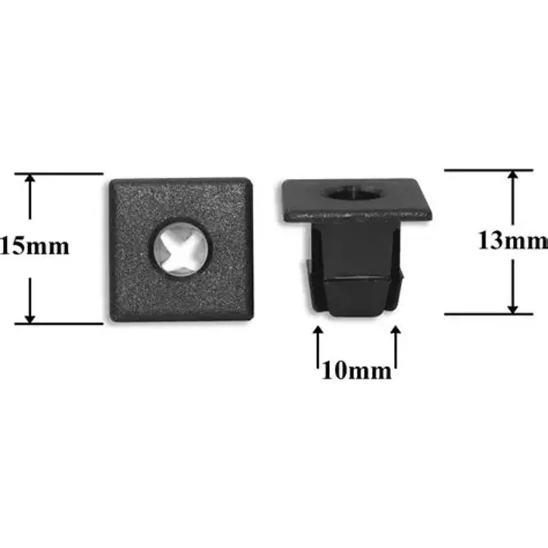 6032516 10PCS R-339 Fix clamp suitable for maintenance clamp of Chrysler Dodge license plate nut screw grommet clamp