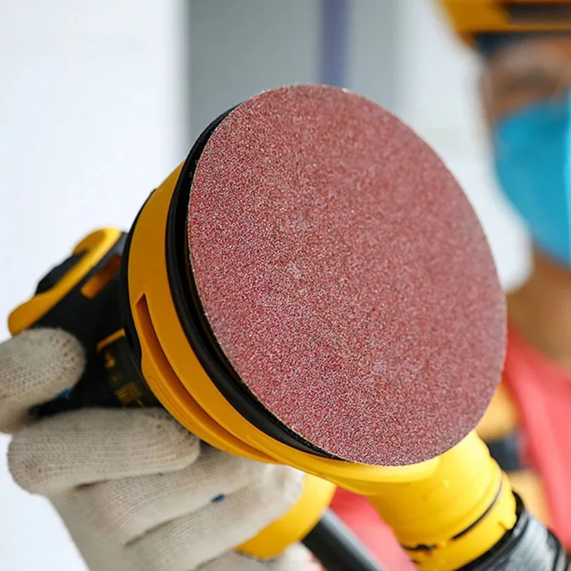 Sandpaper 125mm 5 Inch Hook and Loop Sanding Discs 60 77 120 150 Pcs for Orbital Sander Polishing Grinding Abrasive Discs