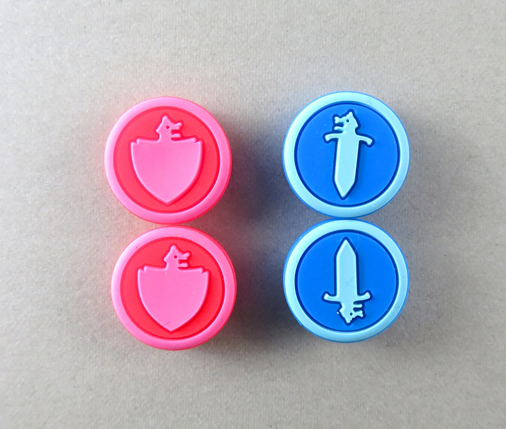 스위치 라이트 OLED용 실리콘 썸 스틱 캡 2개, 닌텐도 스위치 조이콘 컨트롤러 그립용 아날로그 조이스틱 캡