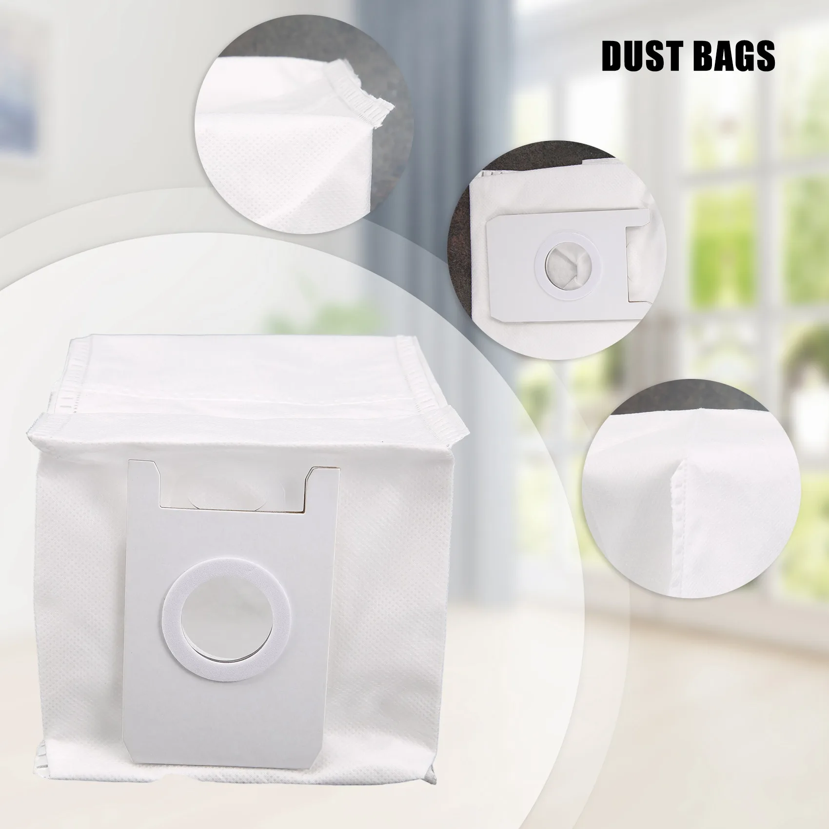 

L73A 2025-Accessories Dust Bags For Conga 2290 Robotic Vacuum Cleaner Dust Filter Paper Bag Dust Bags Replacement