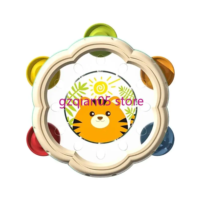 N7me Interactive Baby Drum con suoni tintinnanti giocattolo musica per scuola materna