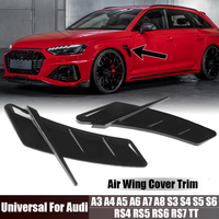 Car Fender Side Vents Air Wing Vent Trim Sticker Universal For Audi A3 A4 A5 A6 A7 RS3 RS4 RS5 RS6 RS7 S3 S4 S5 S6 Q3 Q5 TT