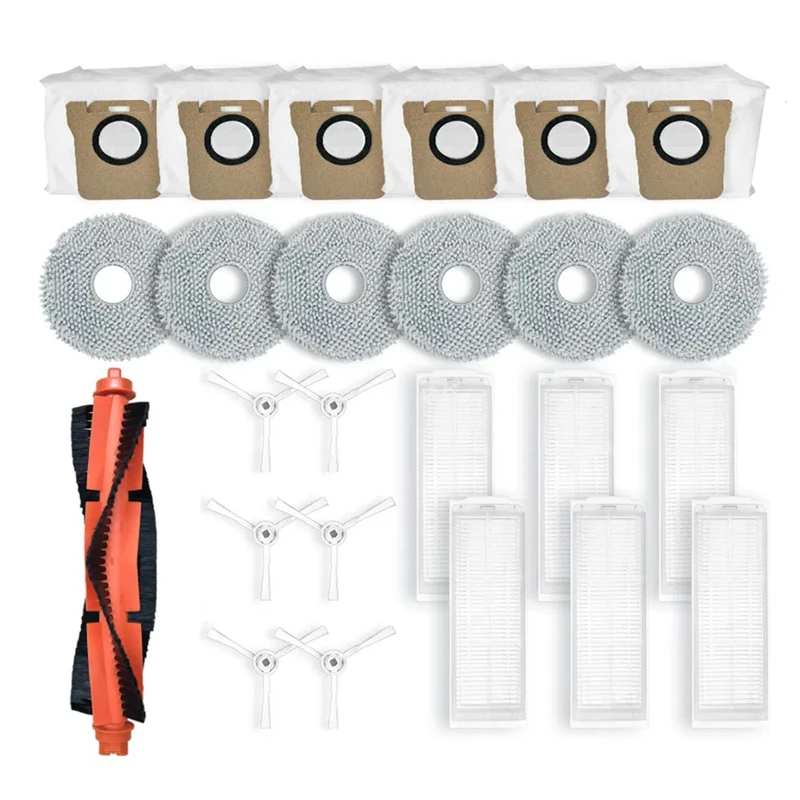 Peças de reposição para Xiaomi M30 Pro Escova lateral principal Filtro Hepa, Mop pano, sacos de poeira, acessórios
