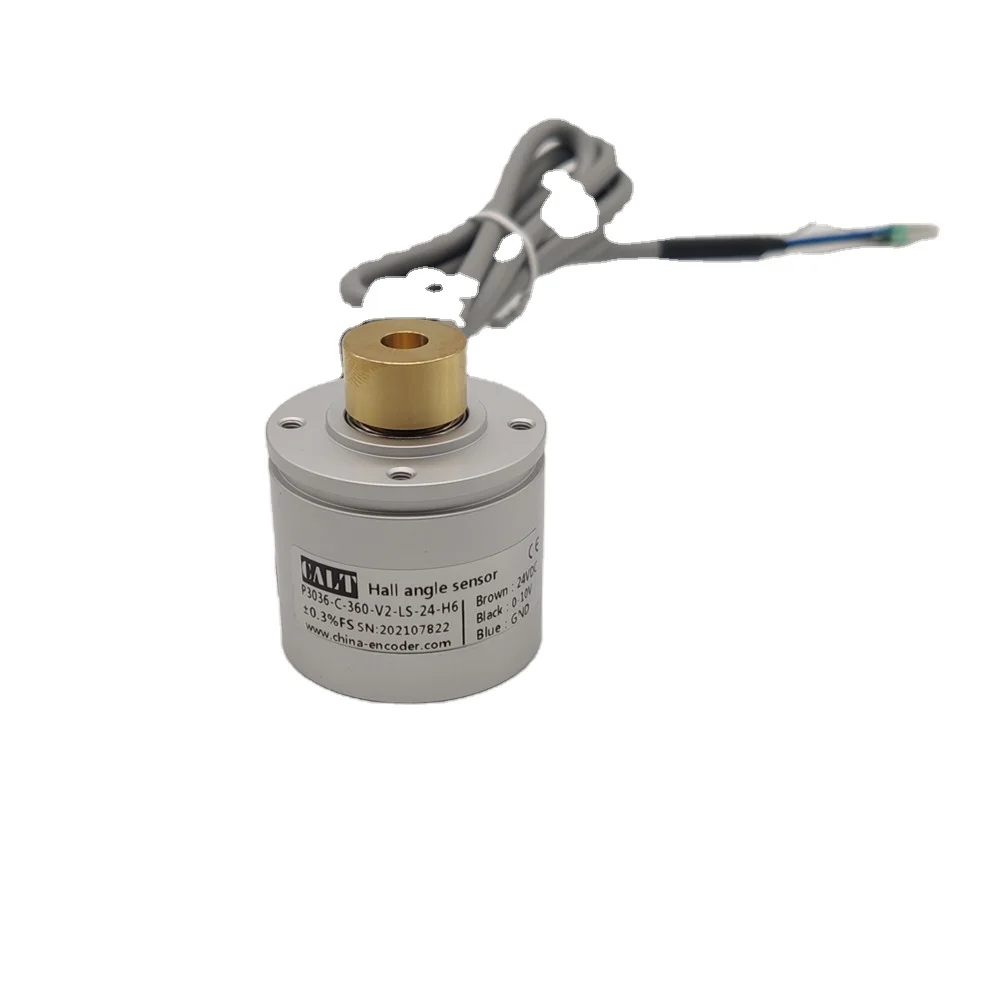 

2025 DC24V 4-20mA output 0-90 degree contactless hall effect angle sensor IP67