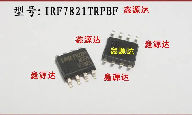 

100% IRF7821TRPBF подлинный IRF7821TR чип трафаретная печать F7821